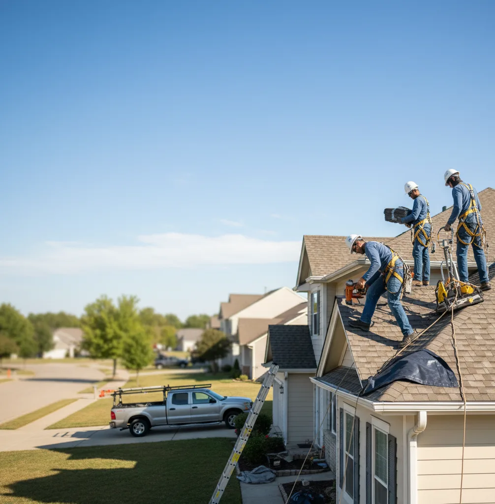 Roof Repair in Dry Fork